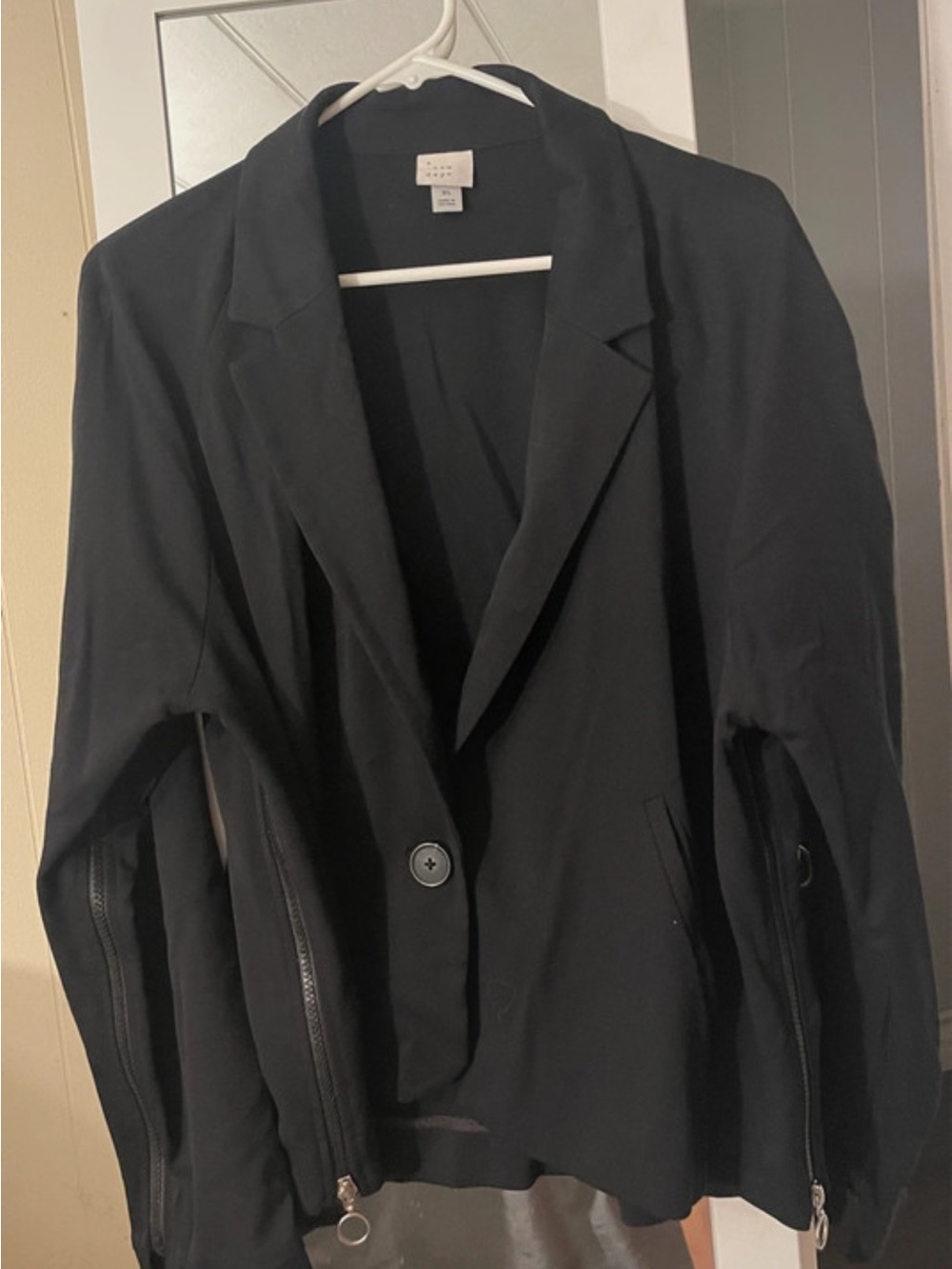 a new day Black Single-Button Blazer Jacket